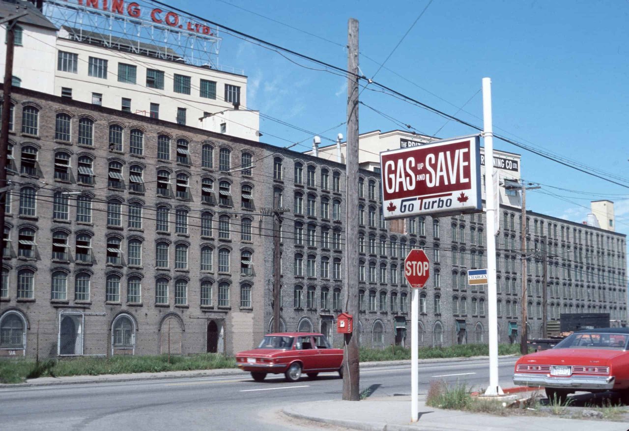 B.C. Sugar refinery in 1977. City of Vancouver Archives, CVA 780-341.