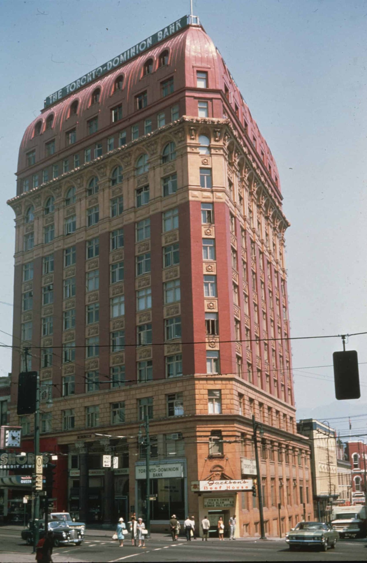 The Dominion Building in 1969. Source: City of Vancouver Archives 1135-13.