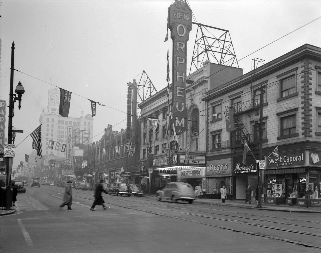 The Orpheum in 1946. City of Vancouver Archives, CVA 1184-2290. 