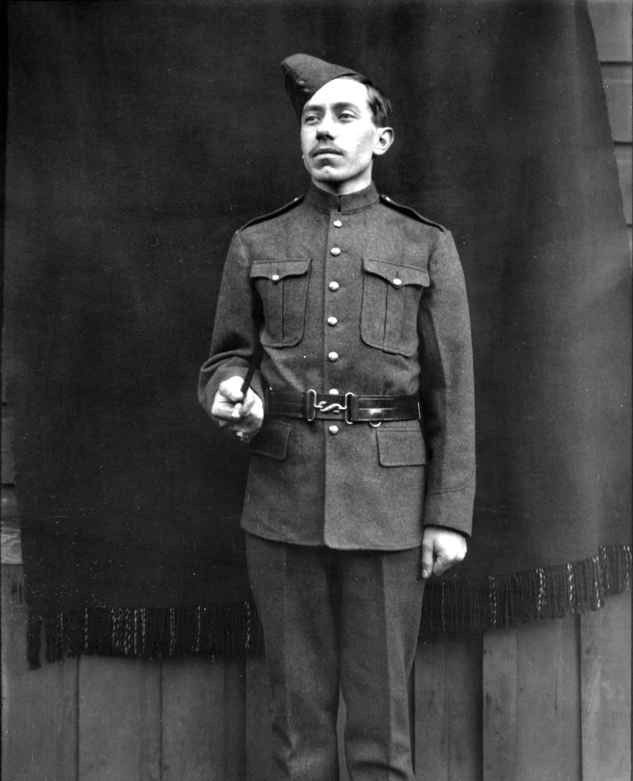 First owner Charles Frederick Chapman in military uniform in 1907. City of Vancouver Archives, CVA 201-04.