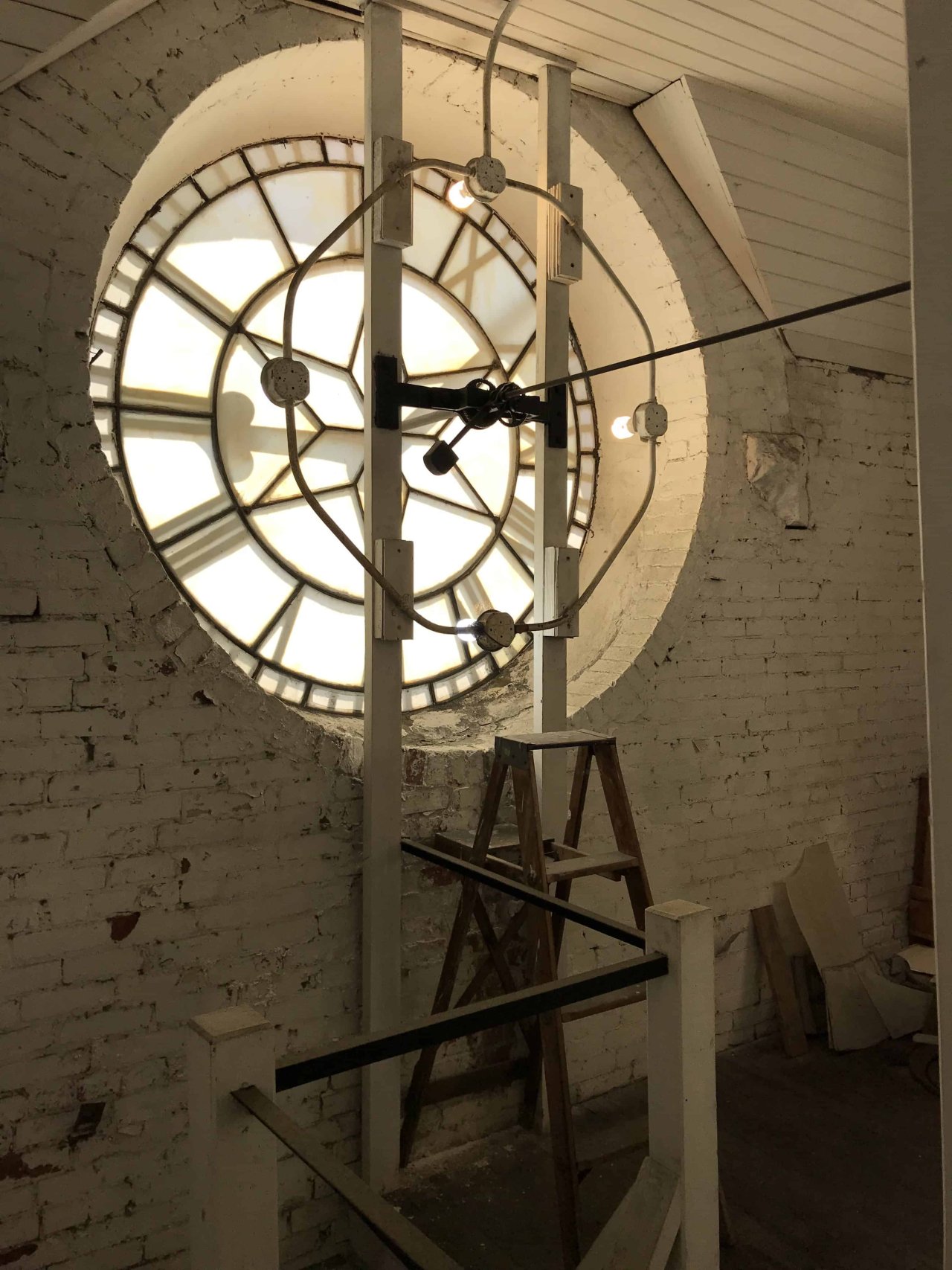 Heritage Hall Inside of Clock Face, Ian Flock 2019
