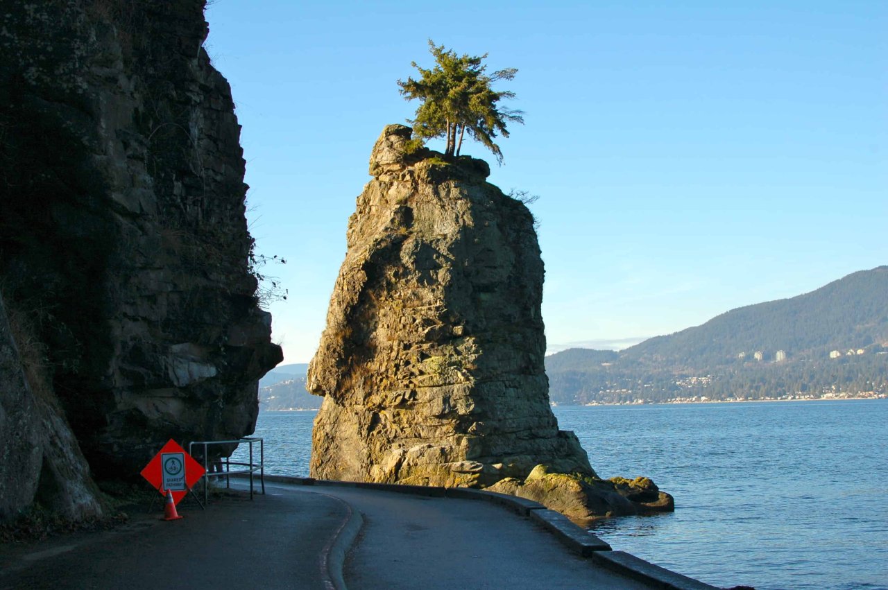 Siwash Rock. Credit: Madeleine de Trenqualye