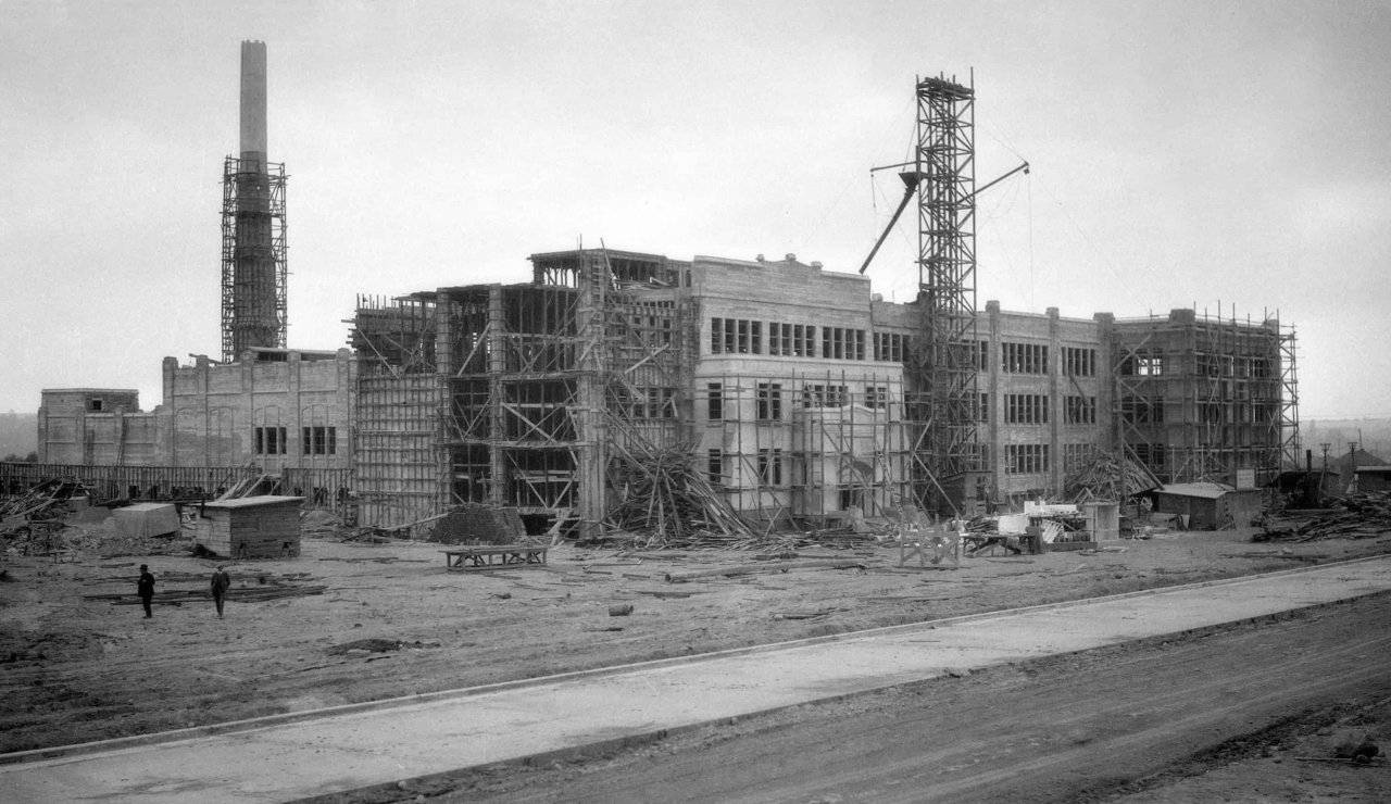 Vancouver Technical School under construction in 1928 - E Broadway and Clinton St. Source: City of Vancouver Archives 447-269