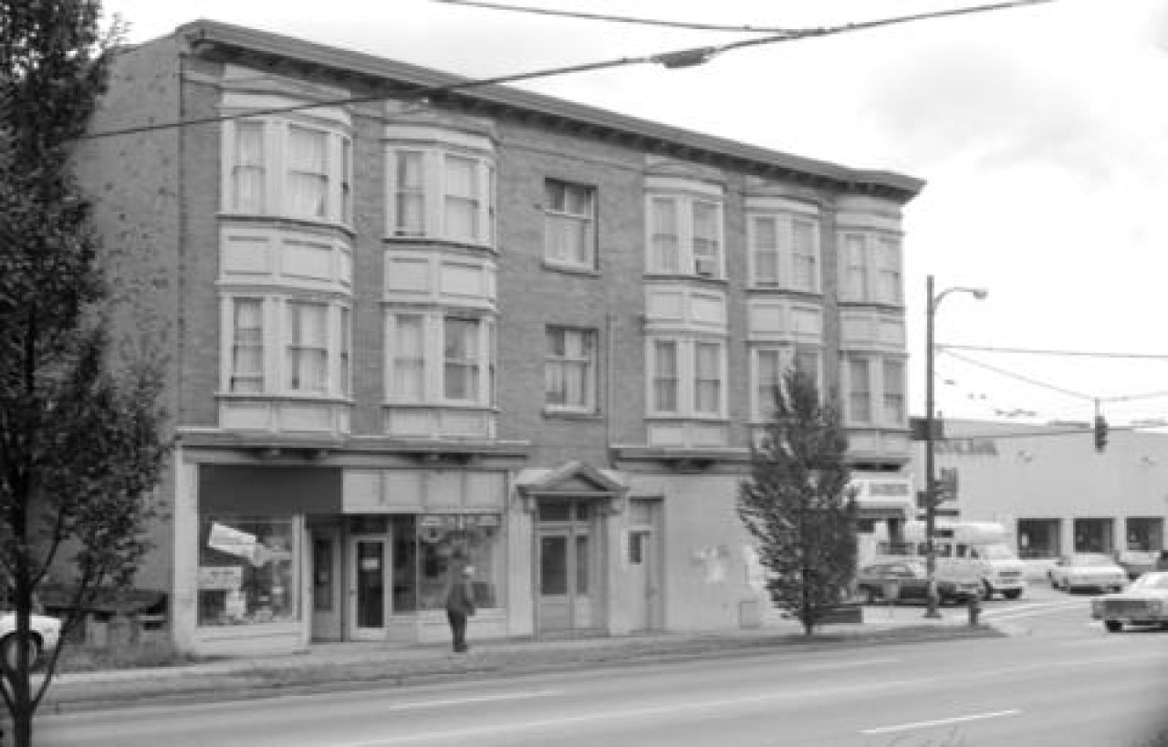 1704 East 1st Avenue c. 1978
Source: City of Vancouver Archives Item : CVA 786-72.18 - 1704 E. 1st Avenue