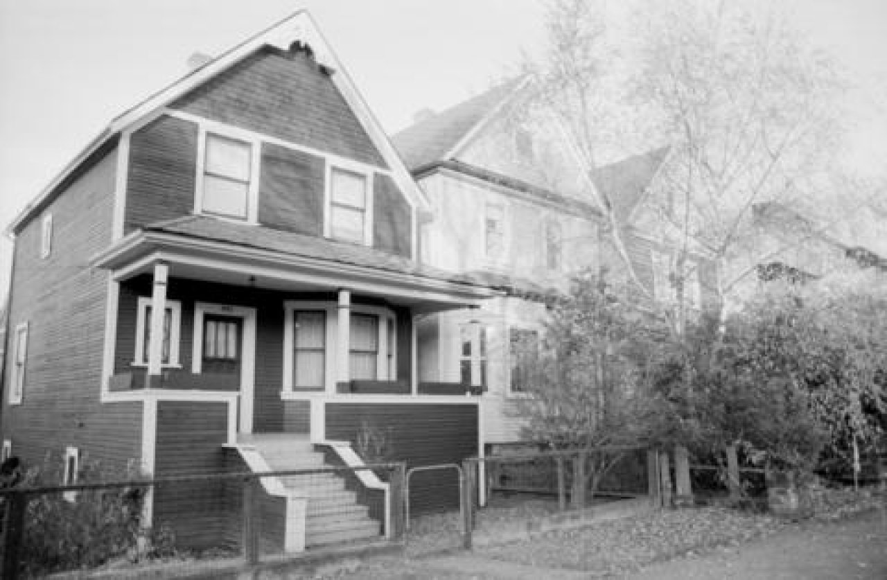 1893 and 1883 W 3rd Avenue c. 1985. Source: City of Vancouver Archives 790-1489