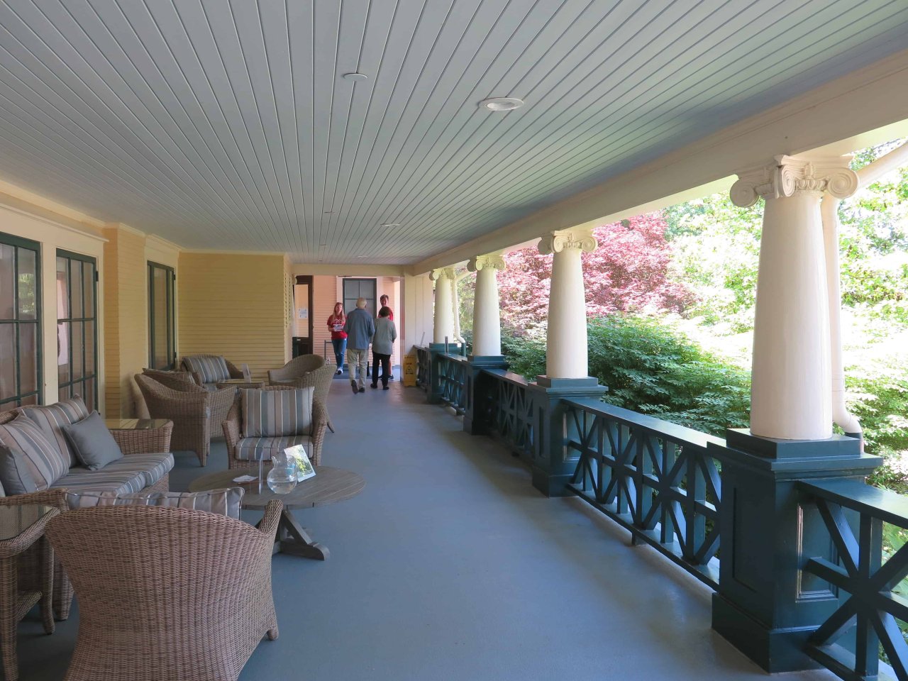 Porch at Crofton House, which was part of VHF's Heritage House Tour in 2019. Credit Judith Mosley