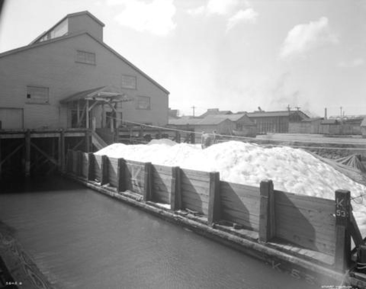 Vancouver Salt Company at 85 West 1st Avenue c. 1933. Photo courtesy of the City of Vancouver Archives 99-4318